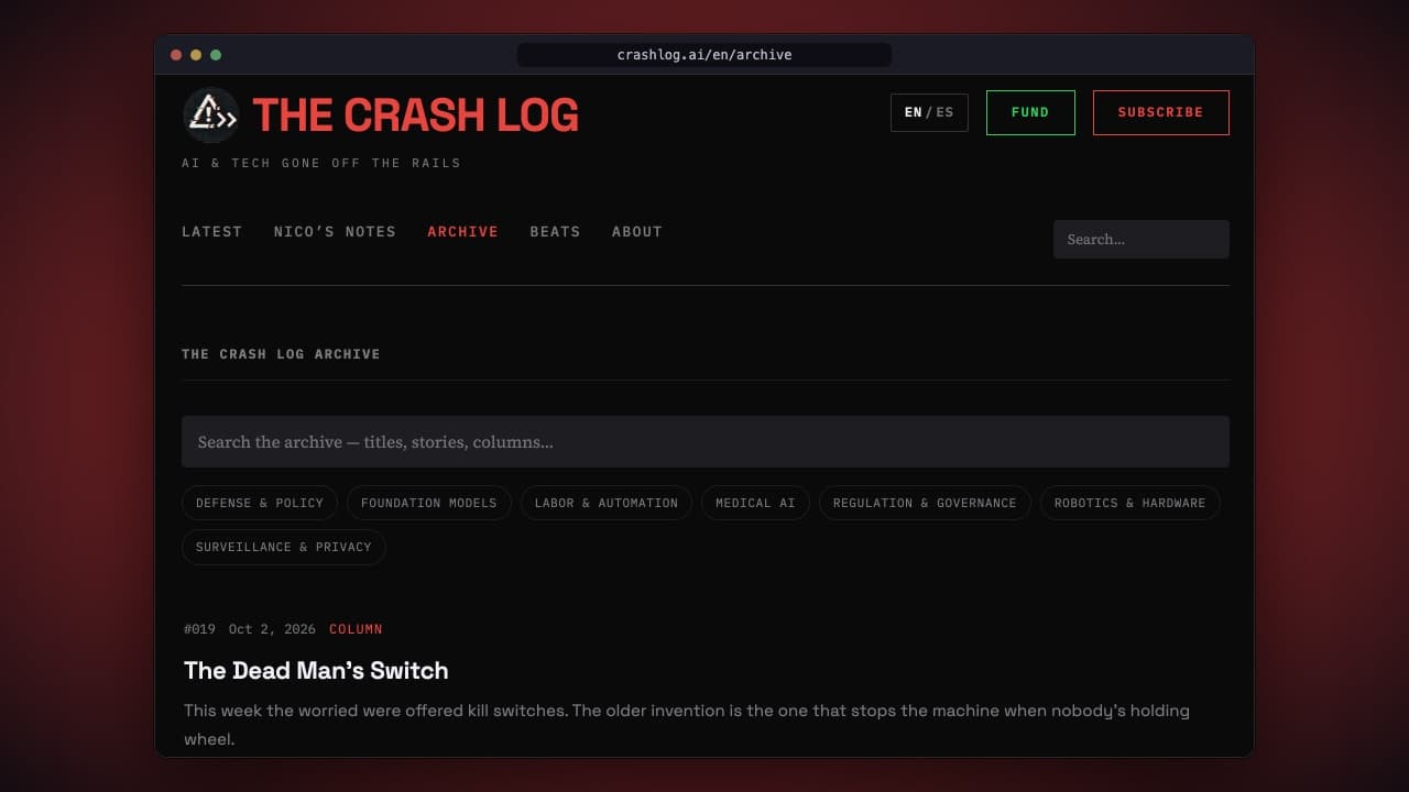 The Crash Log